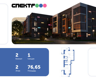 75,6 м², 3-комнатная квартира 11 390 000 ₽ - изображение 20