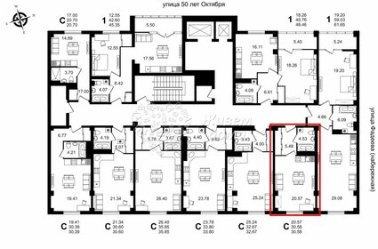 Квартира 30,6 м², студия - изображение 2