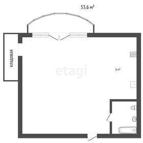 Квартира 53,6 м², студия - изображение 2