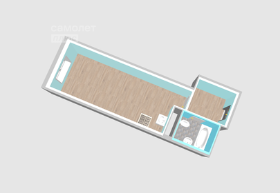 Квартира 28,8 м², студия - изображение 3