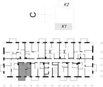 Квартира 33,7 м², 2-комнатная - изображение 2