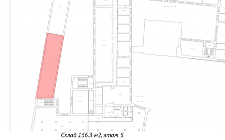 156,3 м², склад - изображение 5