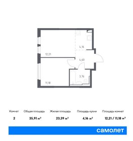 32,8 м², 1-комнатная квартира 8 668 608 ₽ - изображение 27