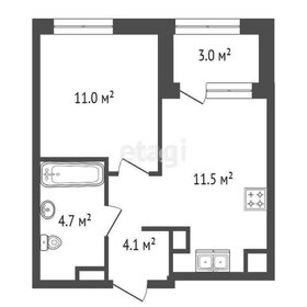 Квартира 31,3 м², 1-комнатная - изображение 1