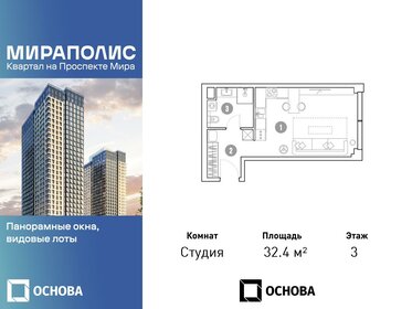 30,9 м², апартаменты-студия 8 868 300 ₽ - изображение 28