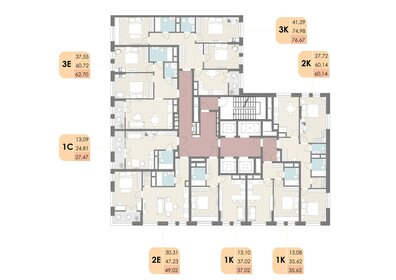 37 м², 1-комнатная квартира 8 462 772 ₽ - изображение 33