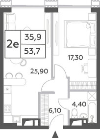 53,7 м², 2-комнатная квартира 23 783 102 ₽ - изображение 30
