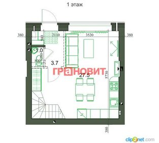 Квартира 91,4 м², 3-комнатная - изображение 1