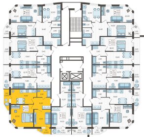 61,6 м², 2-комнатная квартира 7 244 160 ₽ - изображение 22