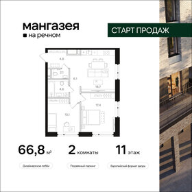 62 м², 3-комнатная квартира 22 500 000 ₽ - изображение 126