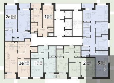 55,9 м², 2-комнатная квартира 6 373 740 ₽ - изображение 12