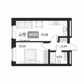 Квартира 40,1 м², 1-комнатные - изображение 1