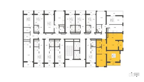 70 м², 3-комнатные апартаменты 27 000 000 ₽ - изображение 99