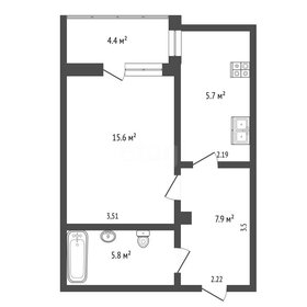 Квартира 39,1 м², 1-комнатная - изображение 1