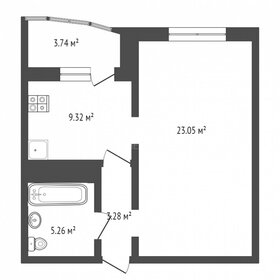 Квартира 41 м², 1-комнатная - изображение 1