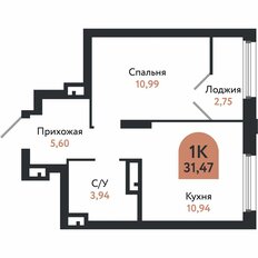 Квартира 31,5 м², 1-комнатная - изображение 2