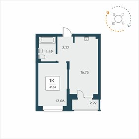 41 м², 1-комнатная квартира 5 750 000 ₽ - изображение 1