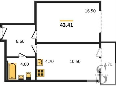 42,4 м², 1-комнатная квартира 4 650 000 ₽ - изображение 47