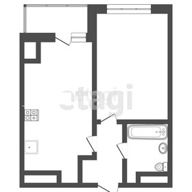 Квартира 33 м², 1-комнатная - изображение 1