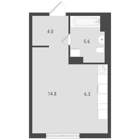 Квартира 30,7 м², студия - изображение 1
