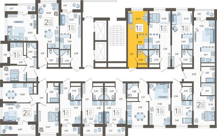 18,3 м², квартира-студия 6 800 000 ₽ - изображение 87