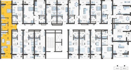 50,9 м², 2-комнатная квартира 17 921 890 ₽ - изображение 17