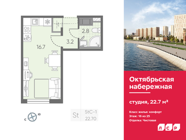 Квартира 22,7 м², студия - изображение 1