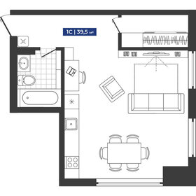 36,7 м², 1-комнатные апартаменты 11 010 000 ₽ - изображение 35