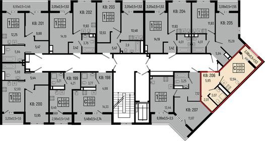 24,8 м², квартира-студия 8 100 000 ₽ - изображение 74