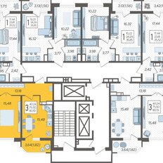 Квартира 80,1 м², 3-комнатная - изображение 2