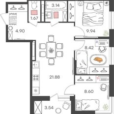 Квартира 60,3 м², 4-комнатная - изображение 2