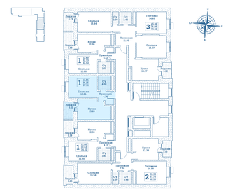 Квартира 37,9 м², 1-комнатная - изображение 2