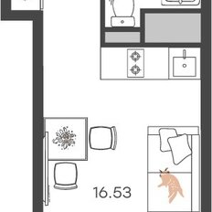 Квартира 19,9 м², студия - изображение 2