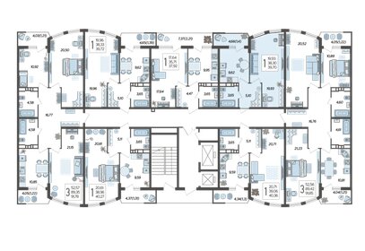 39,5 м², 1-комнатная квартира 11 470 554 ₽ - изображение 22