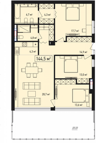 41,1 м², 1-комнатная квартира 4 932 000 ₽ - изображение 23