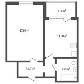 38,4 м², 1-комнатная квартира 4 890 000 ₽ - изображение 68