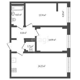 Квартира 67,5 м², 2-комнатная - изображение 1