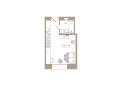23,8 м², апартаменты-студия 3 382 000 ₽ - изображение 27