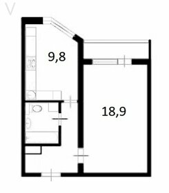 38,2 м², 1-комнатная квартира 50 000 ₽ в месяц - изображение 39