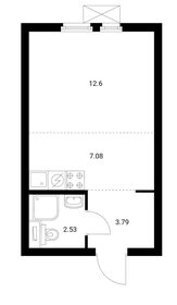 Квартира 26 м², студия - изображение 1