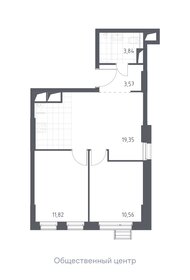 Квартира 49,1 м², 2-комнатные - изображение 1