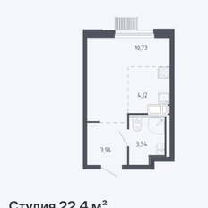 Квартира 22,4 м², студия - изображение 2