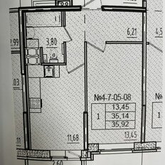 Квартира 35 м², 1-комнатная - изображение 1