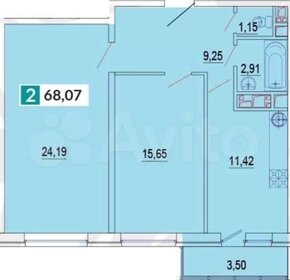 66,6 м², 2-комнатная квартира 6 600 000 ₽ - изображение 46