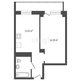 Квартира 38,4 м², 1-комнатная - изображение 1