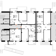 Квартира 76,8 м², 3-комнатная - изображение 3