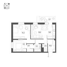 65,5 м², 3-комнатная квартира 12 000 000 ₽ - изображение 39