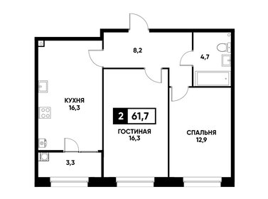 65 м², 2-комнатная квартира 5 211 111 ₽ - изображение 41