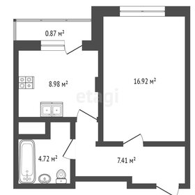 29,6 м², 1-комнатная квартира 1 680 000 ₽ - изображение 46