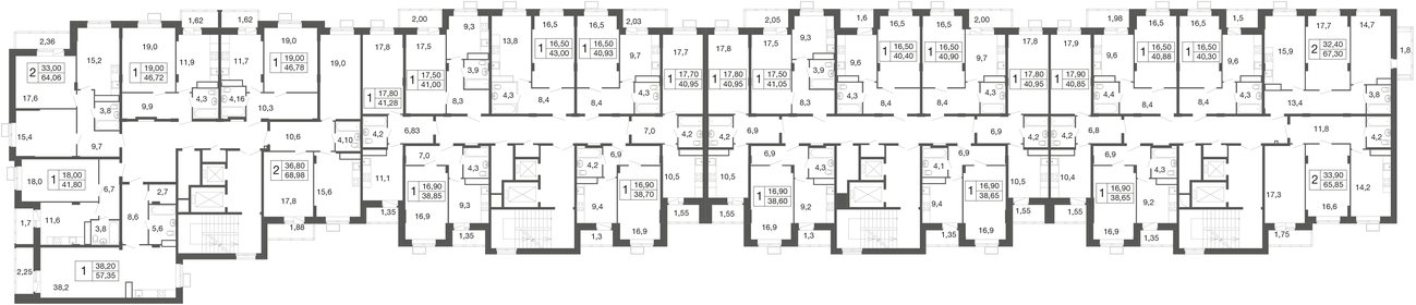 49 м², 1-комнатная квартира 8 300 000 ₽ - изображение 63